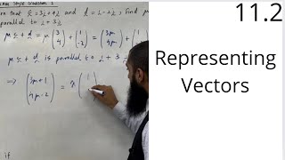 Edexcel AS Level Maths 112 Representing Vectors Column Vectors Resultant and Parallel Vectors [upl. by Rap]