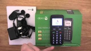 Review Doro PhoneEasy 341gsm [upl. by Ahsek]