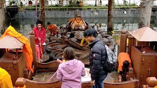 Budhanilkantha Temple  LORD VISHNU Temple  Every day Cleaning and Bathing Lord Vishnu  NEPAL [upl. by Eahsed]