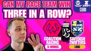 Can we win THREE RACES IN A ROW  Zwift Ladder League [upl. by Peggir]