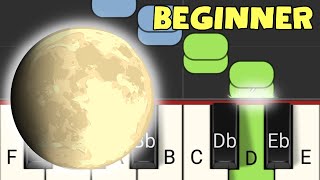 AU CLAIR DE LA LUNE  Easy Piano Tutorial With Slow Version Note by Note [upl. by Ahsert]