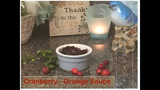 Cranberry Orange Honey SauceThanksgiving RecipeDelicious sauce  Olives Samayal in tamil [upl. by Ecarret565]