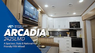 Arcadia Super Lite 242SLMD  A Spacious State amp National Park Friendly Fifth Wheel [upl. by Waynant500]