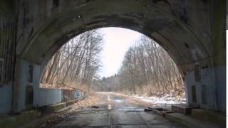 Abandoned Pa Turnpike tunnel in Somerset County Pa [upl. by Ellehs]