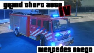 GTA 4 Dutch TS Firetruck NL [upl. by Annairt]