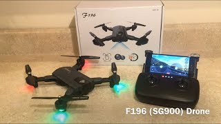 F196 SG900 Drone Review GearBest [upl. by Meagher]