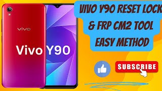 Vivo y90 1908 Pattren unlock cm2  y90 frp bypass  Vivo y90 Code unlock CM2 new Security [upl. by Mudenihc]