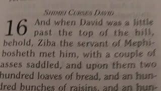 2Samuel Ch16 SHIMEI CURSES DAVID 📖Bible Study join us Day10 Challenge FaithStructure GOD2024 [upl. by Adgam154]