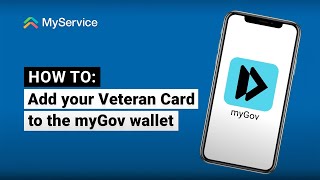 How to add your Veteran Card to the myGov wallet [upl. by Draneb]