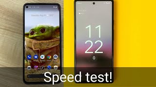 Pixel 5a vs 6a factory reset speedtest [upl. by Melita]