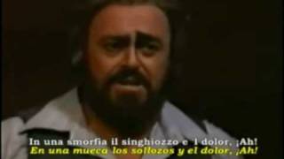 Pavarotti Vesti La Giubba  I Pagliacciwmv [upl. by Rauch]