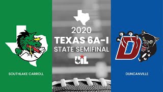 Southlake Carroll vs Duncanville  2020 Texas Playoffs Football [upl. by Anoli]