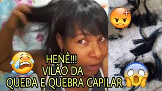 Explicando o motivo sobre a quedae quebrar de cabelo com henê😣😲😦🙁 [upl. by Eceirahs629]