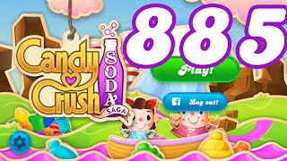 Candy Crush Soda Saga Level 885 No Boosters [upl. by Richman]