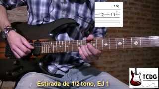 Como Hacer Bendings En Guitarra Eléctrica 2 Curso de Guitarra TCDG [upl. by Reeves179]