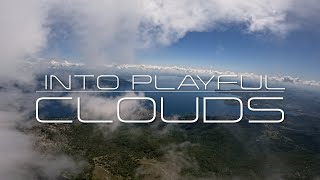 4K Into Playful Clouds  Hang Gliding [upl. by Consalve51]