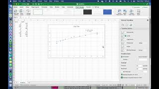 bivariate data analysis on excel [upl. by Sorenson]