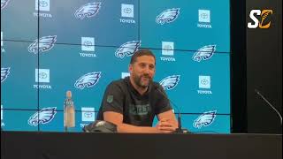 Nick Sirianni Eagles Head Coach  NFL Brazil Game Press Conference [upl. by Emerick573]