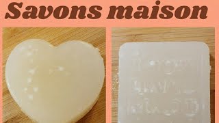 9 ♡ Recette de savons maison avec la base de savons Melt and pour [upl. by Dnyletak]