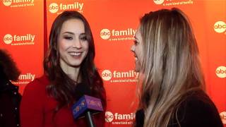 Troian Bellisario Pretty Little Liars ABC Family Upfronts Interview [upl. by Shaum]