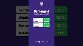 Auszahlungstermine 2024  SEPTEMBER [upl. by Digirb]