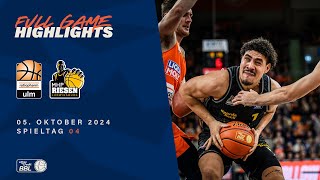 ratiopharm ulm vs MHP RIESEN Ludwigsburg  Full Game Highlights  Spieltag 04 202425 [upl. by Johnnie]