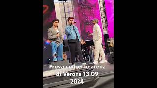 IL VOLO PROVE DEL CONCERTO ALLA ARENA DI VERONA 13 09 2024 [upl. by Rosemari]