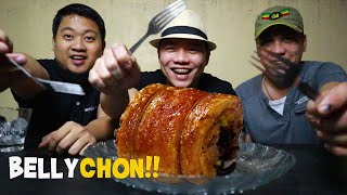 Crispy Lechon Pork Belly Chef Red Version of Bellychon [upl. by Coralie]