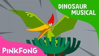 Pteranodon the Chatterbox  Dinosaur Musical  Pinkfong Stories for Children [upl. by Yarrum]