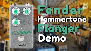 Fender Hammertone Flanger Pedal Review [upl. by Ennahteb]