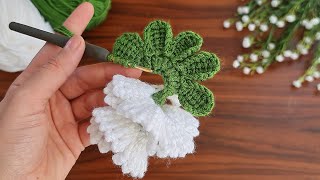 ⚡💯Wonderfulll ⚡💯Super easy very useful crochet flowerornament ✔ Sell and give as a gift [upl. by Nomra]