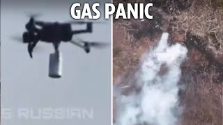 Desperate Putin is using a mysterious gas weapon to choke Ukrainian troops Kyiv claims [upl. by Harol441]