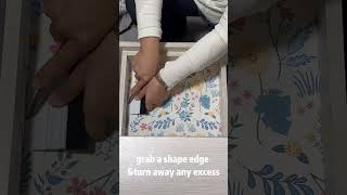 ​​DIY Remodel Dresser Drawers with Removable Wallpaper Easy Operation shortvideo wallpaperdecor [upl. by Aienahs]