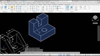 AUTOCAD 3D TUTORIALAUTOCAD 3D DIMENSIONING [upl. by Rondi]