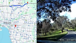 DASH CAM AUSTRALIA MELBOURNE Driving from THOMASTOWN to DIAMOND CREEK [upl. by Aenahs13]