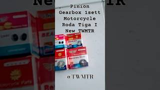 Review Pinion Gearbox 1sett Motorcycle Roda Tiga I New TWMTR gearbox motorcycle shorts fyp [upl. by Netsrijk]