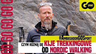 Czym się różnią kije trekkingowe od nordic walking  AmbasadorGOSport Karol Poszalski [upl. by Enaitsirhc]