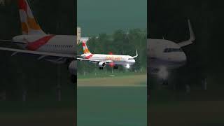 Landing at Berlin Brandenburg aviation trending [upl. by Kaiulani]