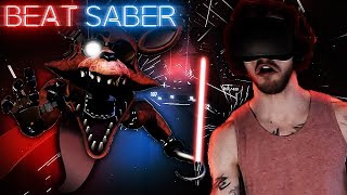 FNAF SONGS WITH GHOST NOTES  Beat Saber VR Expert Gameplay [upl. by Dnalsor]