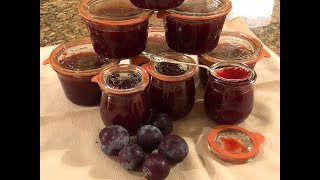 Easy Peasy Plum Jam in Weck Jars [upl. by Aicemaj]