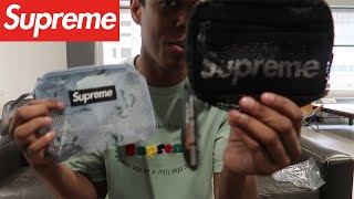 SUPREME SS20 SHOULDER BAG amp UTILITY POUCH REVIEW [upl. by Alyek]