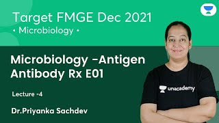 Microbiology AntigenAntibody Rx E01  L4  FMGE Dec21  Lets crack NEET PG  DrPriyanka Sachdev [upl. by Shabbir]