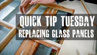 How To Replace Glass Door Panels  QTT [upl. by Yeliah]