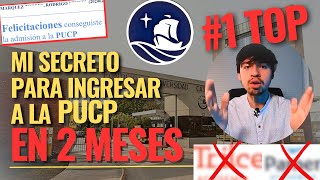 ¡ASÍ INGRESÉ A LA PUCP GUÍA PASO A PASO [upl. by Ahsinel]