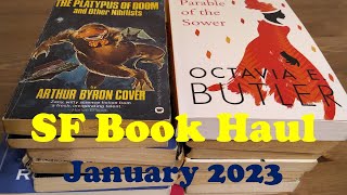 Science Fiction Book Haul  January 2023 [upl. by Ahs372]