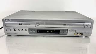 Sony SLVD300P DVD VCR Combo Player VHS Recorder 4 Head [upl. by Fadiman783]