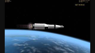 Apollo 11 Launch Simulation Part 2 [upl. by Yllime]