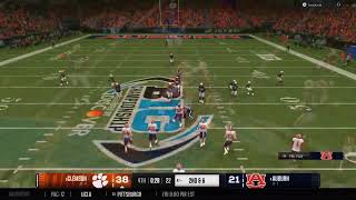 NCAA College Football 25 PDavis Lg 9 Clemson Tigers at 4 Auburn Tigers [upl. by Caddric582]