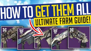 Destiny 2  HOW TO GET THEM ALL Moon amp Dreaming City Weapons Farm  Season of the Splicer [upl. by Onivla]