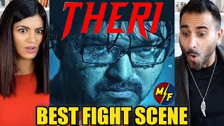 THALAPATHY VIJAY BEST FIGHT SCENE REACTION  South Best Action Scene  Theri Movie [upl. by Zilvia822]